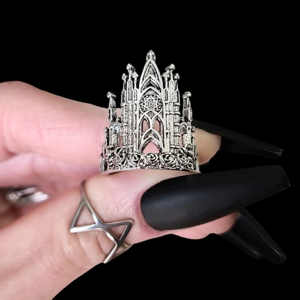 Gothic Cathedral Ring - Silver 003